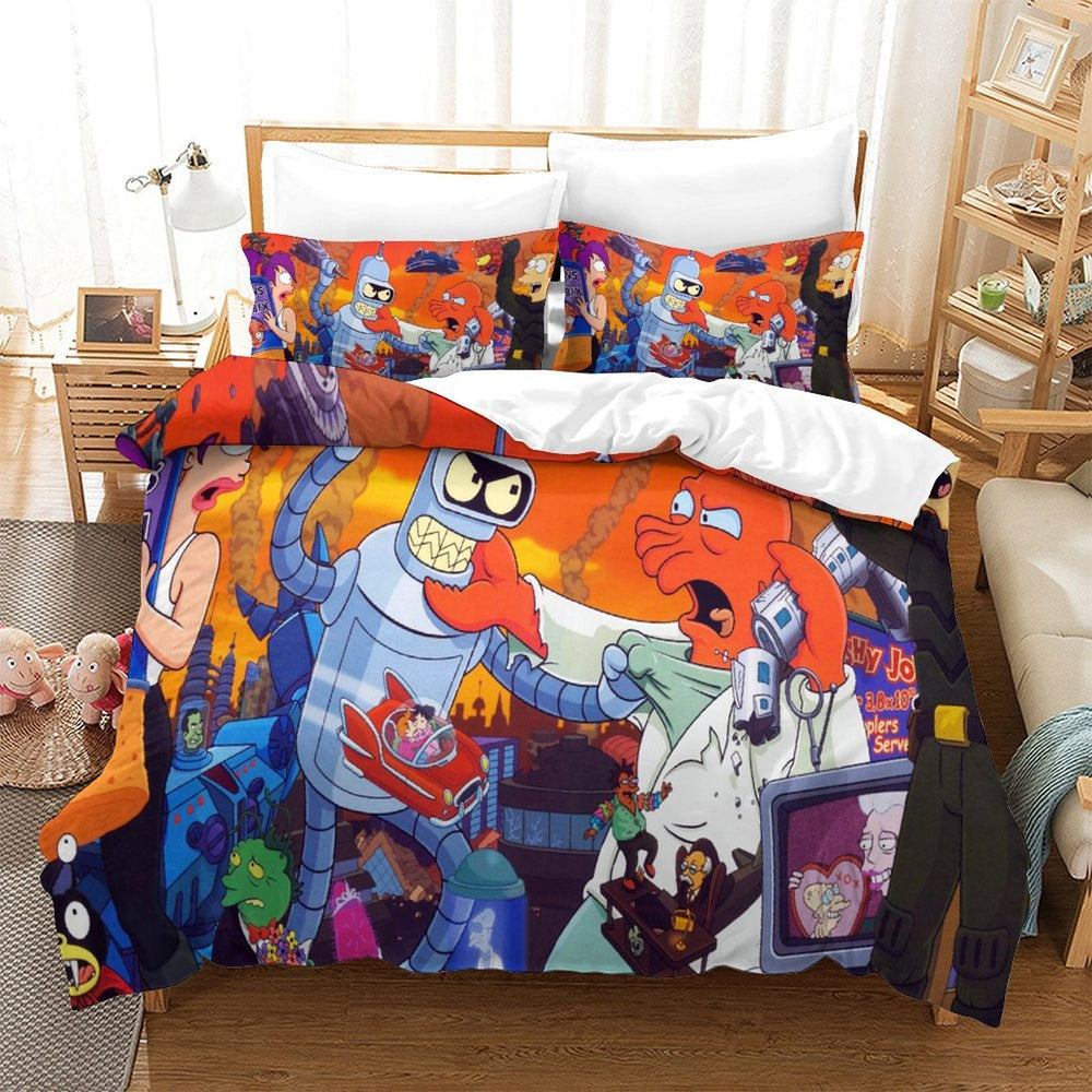 Futurama Bedding Set Duvet Cover Without Filler (Online Order Only)