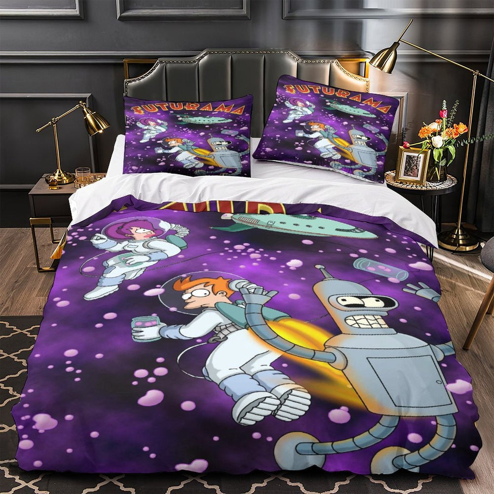 Futurama Bedding Set Duvet Cover Without Filler (Online Order Only)