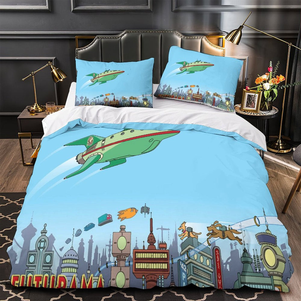 Futurama Bedding Set Duvet Cover Without Filler (Online Order Only)
