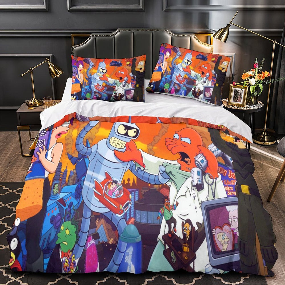 Futurama Bedding Set Duvet Cover Without Filler (Online Order Only)