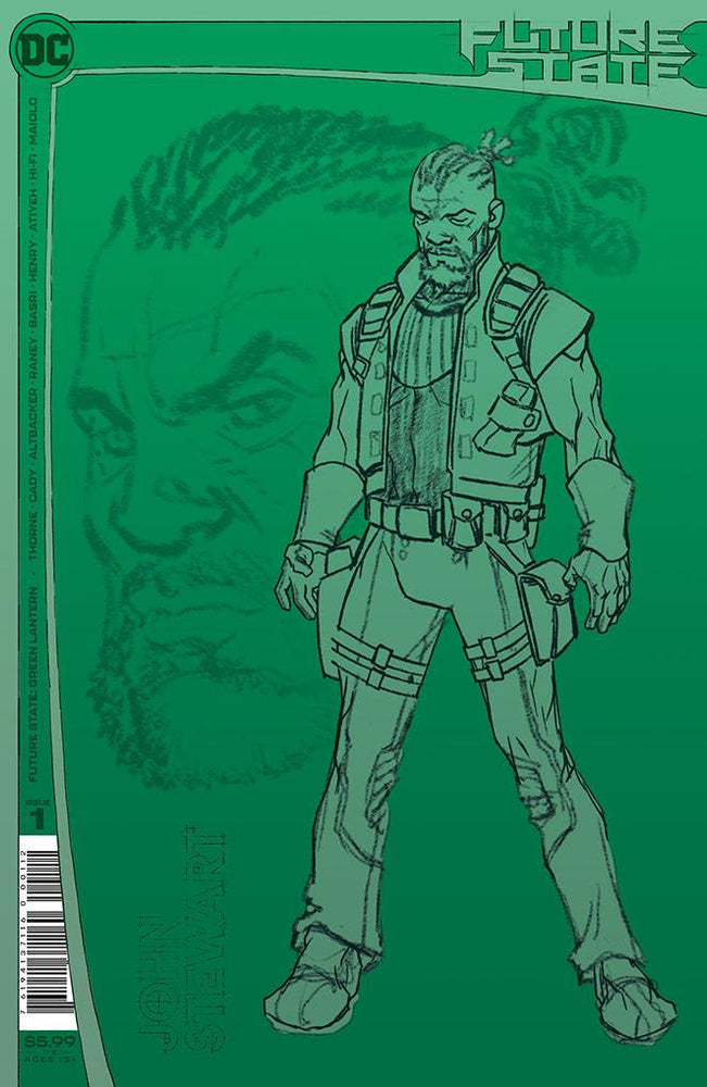 Future State Green Lantern #1 (Of 2) 2nd Print Design John Stewart Variant (02/17/2021) Dc (ONLINE ORDER ONLY)