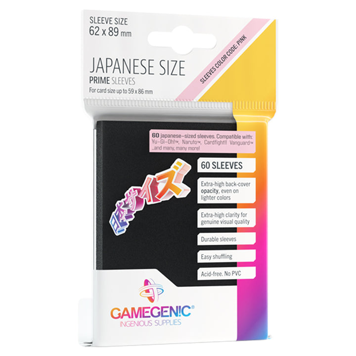 GameGen!c PRIME Japanese Size Sleeves Black