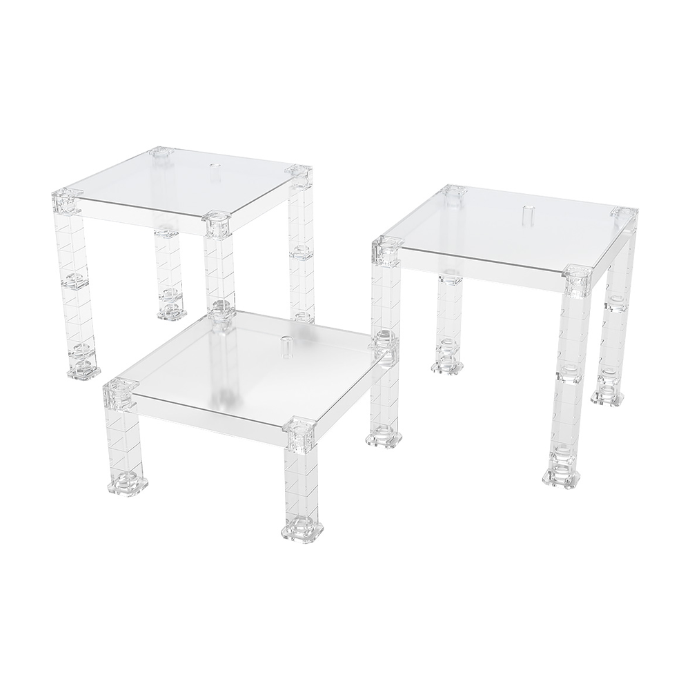 Good Smile Company: The Simple Stand: Build-On Type (Translucent) x3 (ONLINE ORDER ONLY)