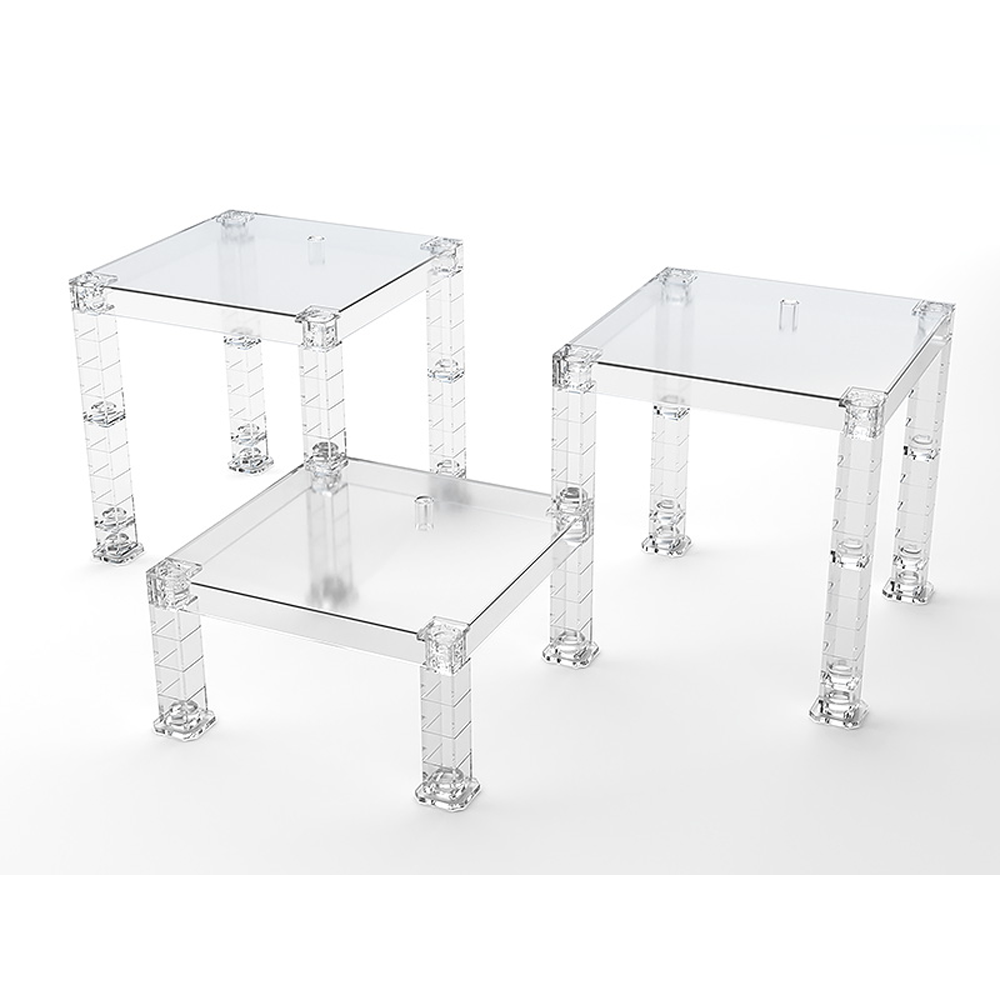 Good Smile Company: The Simple Stand: Build-On Type (Translucent) x3 (ONLINE ORDER ONLY)