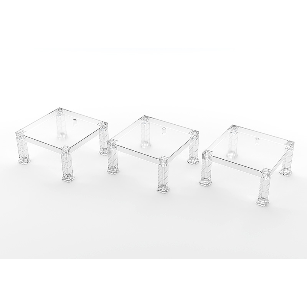 Good Smile Company: The Simple Stand: Build-On Type (Translucent) x3 (ONLINE ORDER ONLY)