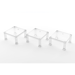 Good Smile Company: The Simple Stand: Build-On Type (Translucent) x3 (ONLINE ORDER ONLY)