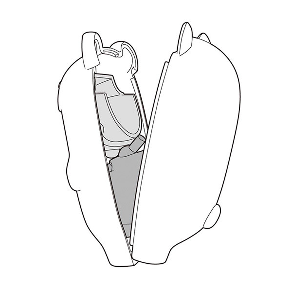 Nendoroid More: Kigurumi Face Parts Case (Orca Whale) (ONLINE ORDER ONLY)