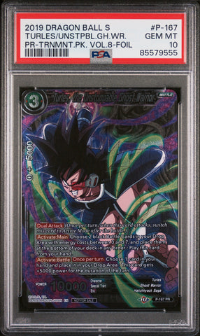 2019 DRAGON BALL SUPER TURLES/UNSTPBL.GH.WR. #P-167 - PSA 10 (Online Order Only)
