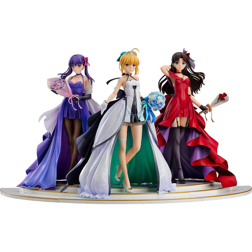 Good Smile Company: Fate/Stay Night 15th Celebration Project - Saber, Rin Tohsaka, and Sakura Matou (Dress Ver.) Premium Box Set (ONLINE ORDER ONLY)