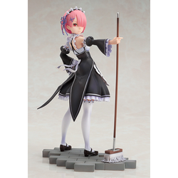 Good Smile Company: Re:Zero Starting Life in Another World - Ram (Maid Outfit) 1/7 Scale Figure (ONLINE ORDER ONLY)