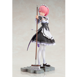 Good Smile Company: Re:Zero Starting Life in Another World - Ram (Maid Outfit) 1/7 Scale Figure (ONLINE ORDER ONLY)
