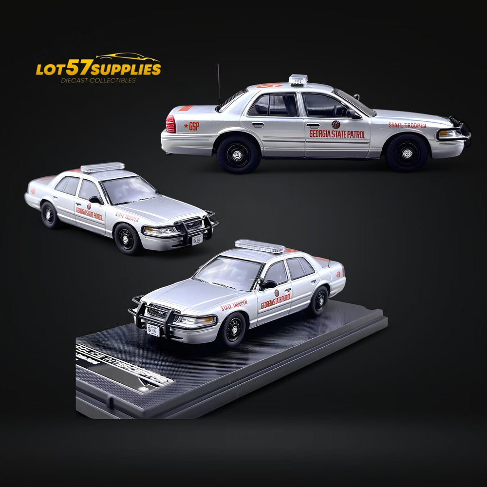 Rollin Ford Crown Victoria Georgia State Trooper Police Car 1:64 (ONLINE ORDER ONLY)