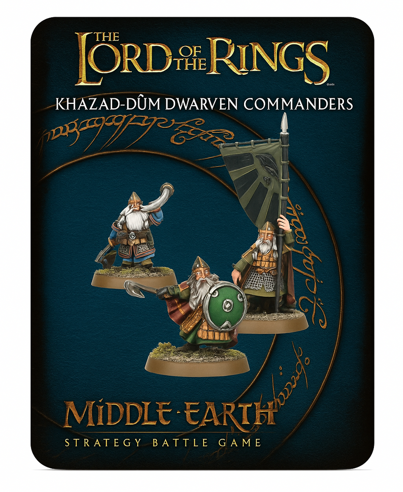 Middle Earth - Khazad-Dum Dwarven Commanders