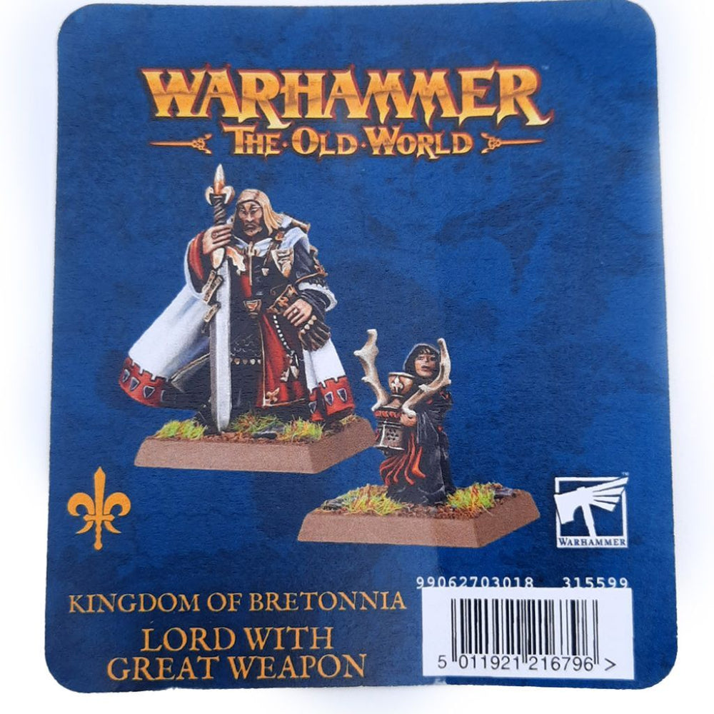 Warhammer: The Old World - Kingdom of Bretonnia - Lord with Great Weapon (ONLINE ORDER ONLY)