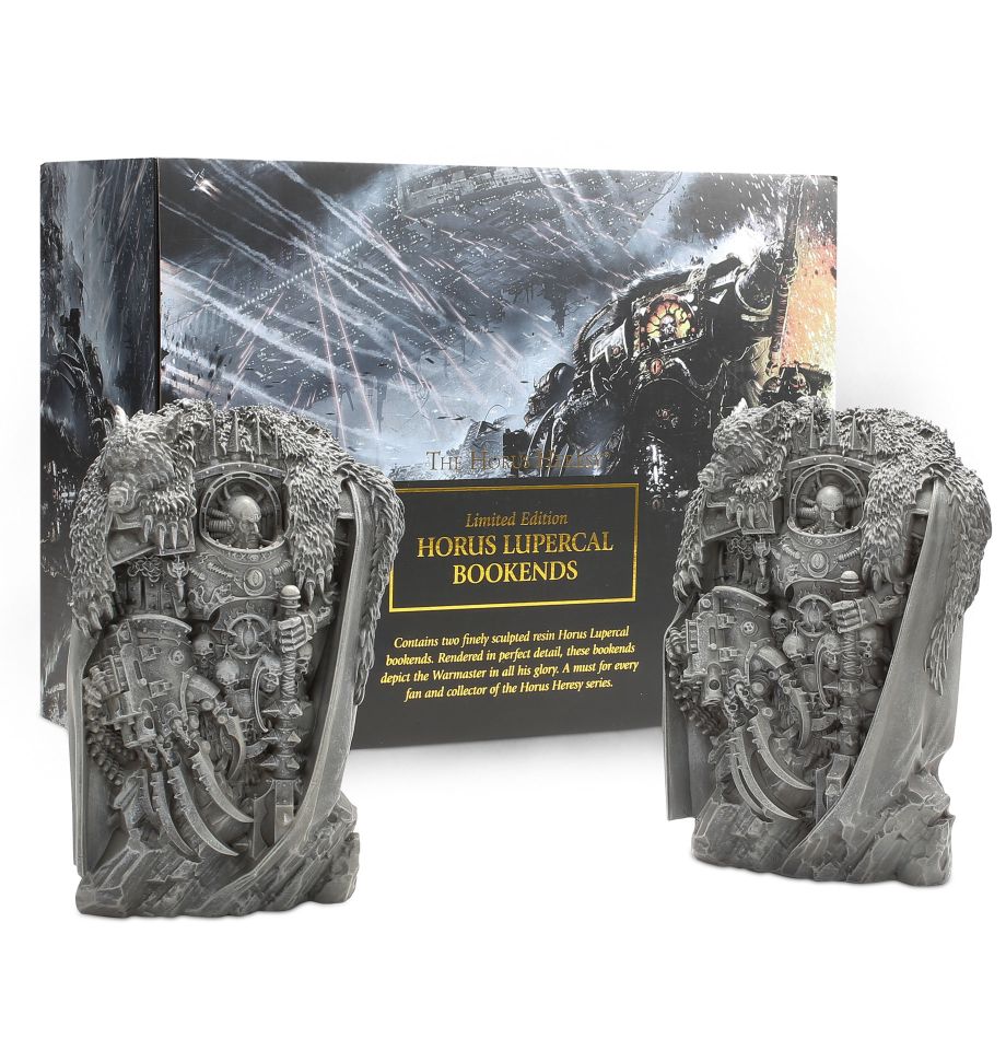 Warhammer 40K: Horus Lupercal Bookends (ONLINE ORDER ONLY)