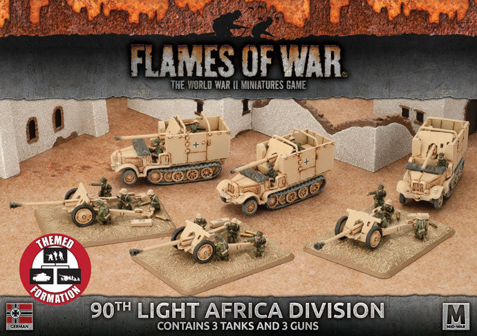 Flames of War: German 90th Light Africa Division (Mid War) (ONLINE ORDER ONLY)