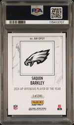 Graded 2024 Panini Instant NFL Saquon Barkley #OPOY Award Winners Football Card PSA 10 Gem Mint (ONLINE ORDER ONLY)