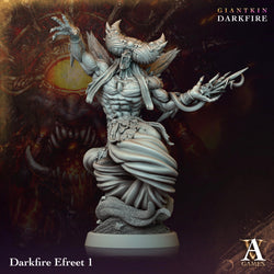 3D Printed Archvillain Games Darkfire Efreet Giantkin Darkfire 28 32mm D&D (Online Only)