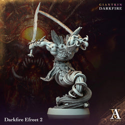 3D Printed Archvillain Games Darkfire Efreet Giantkin Darkfire 28 32mm D&D (Online Only)