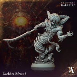 3D Printed Archvillain Games Darkfire Efreet Giantkin Darkfire 28 32mm D&D (Online Only)