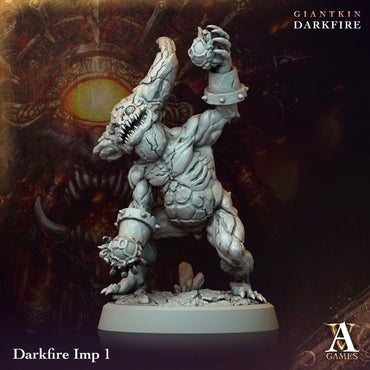 3D Printed Archvillain Games Darkfire Imp Giantkin Darkfire Archvillain Society Vol. XXXIV 28 32mm D&D (Online Only)