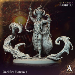 3D Printed Archvillain Games Darkfire Matron Giantkin Darkfire Archvillain Society Vol. XXXIV 28 32mm D&D (Online Only)