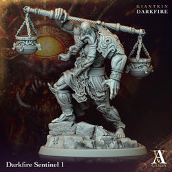 3D Printed Archvillain Games Darkfire Sentinel Giantkin Darkfire Archvillain Society Vol. XXXIV 28 32mm D&D (Online Only)
