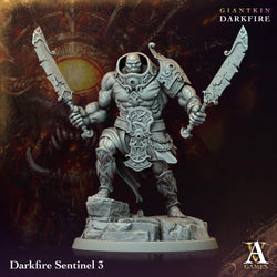 3D Printed Archvillain Games Darkfire Sentinel Giantkin Darkfire Archvillain Society Vol. XXXIV 28 32mm D&D (Online Only)