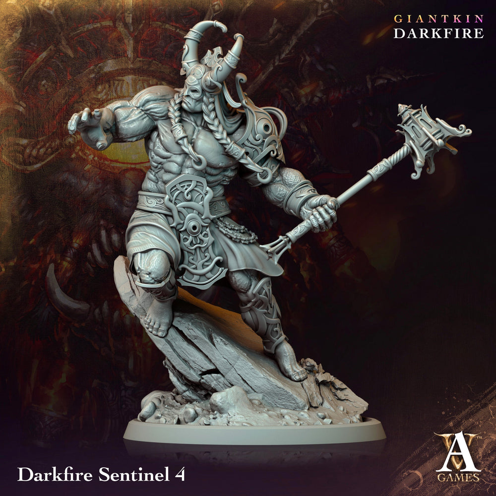 3D Printed Archvillain Games Darkfire Sentinel Giantkin Darkfire Archvillain Society Vol. XXXIV 28 32mm D&D (Online Only)