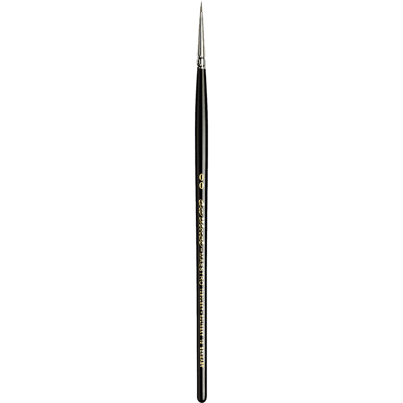 Da Vinci: Maestro - Kolinsky Red Sable Brush - Series 10 - Size 2/0 - Round (ONLINE ORDER ONLY)