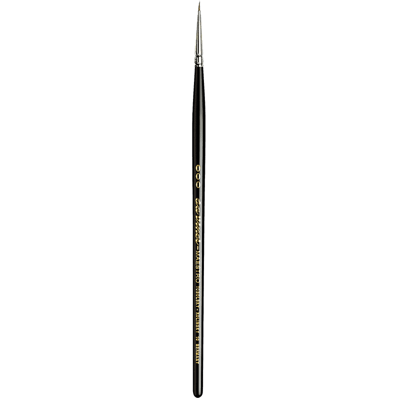 Da Vinci: Maestro - Kolinsky Red Sable Brush - Series 10 - Size 3/0 - Round (ONLINE ORDER ONLY)