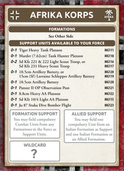 Flames of War: German Afrika Korps Rifle Platoon (Mid War) (ONLINE ORDER ONLY)