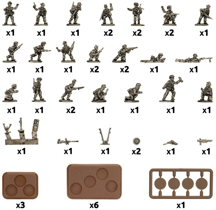 Flames of War: German Afrika Korps Rifle Platoon (Mid War) (ONLINE ORDER ONLY)