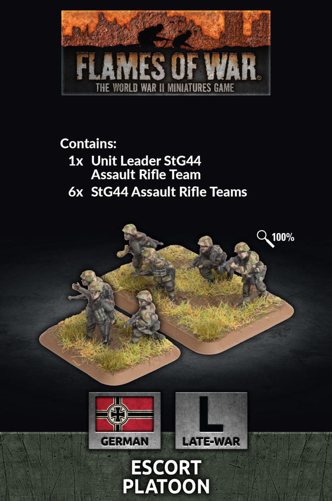 Flames of War: German Escort Platoon (Late War) (ONLINE ORDER ONLY)