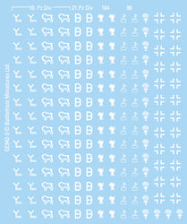 Flames of War: German DAK Decals (ONLINE ORDER ONLY)