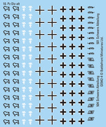 Flames of War: German DAK Decals (ONLINE ORDER ONLY)