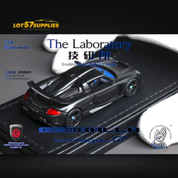 The Laboratory X ZONZO Gemballa Mirage GT MATTE BLACK 1:64 Resin (ONLINE ORDER ONLY)