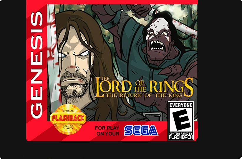 Lord of the Rings Return of The King (Rom Hack) (Sega Genesis) (ONLINE ORDER ONLY)