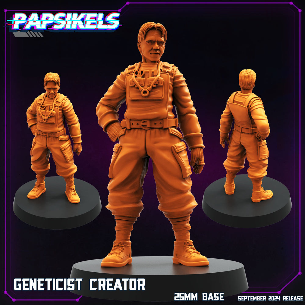3D Printed Papsikels SEPTEMBER 2024 CYBERPUNK Geneticist Set 28mm 32mm (Online Only)