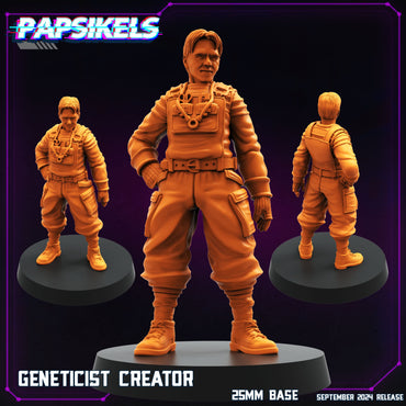 3D Printed Papsikels SEPTEMBER 2024 CYBERPUNK Geneticist Set 28mm 32mm (Online Only)