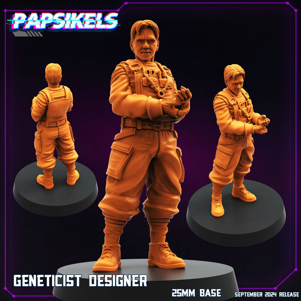 3D Printed Papsikels SEPTEMBER 2024 CYBERPUNK Geneticist Set 28mm 32mm (Online Only)
