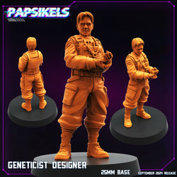 3D Printed Papsikels SEPTEMBER 2024 CYBERPUNK Geneticist Set 28mm 32mm (Online Only)