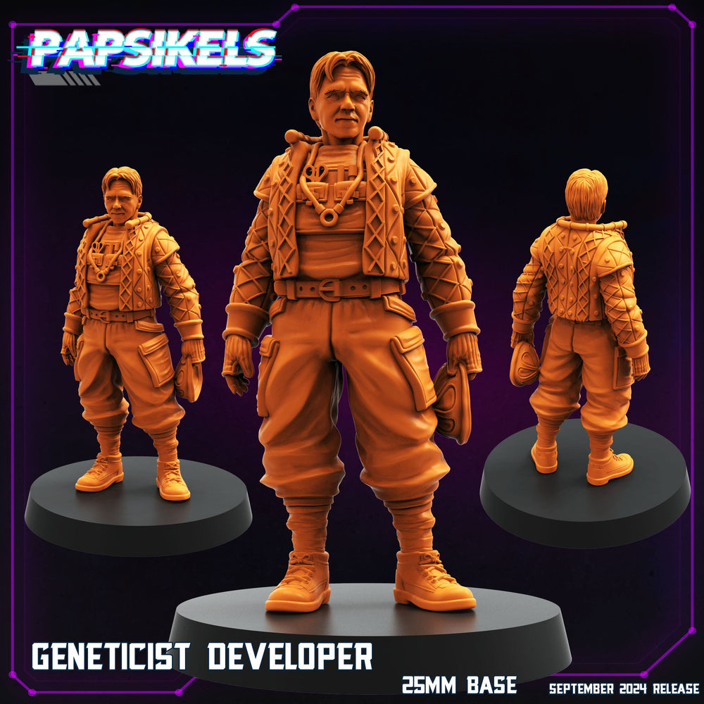 3D Printed Papsikels SEPTEMBER 2024 CYBERPUNK Geneticist Set 28mm 32mm (Online Only)