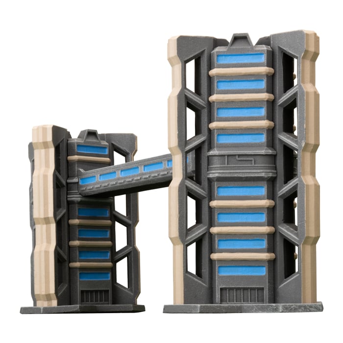 Battlefield in a Box: HexTech Trinity City - Binary Towers (ONLINE ORDER ONLY)