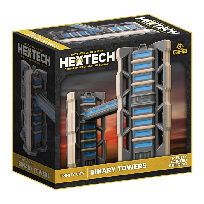 Battlefield in a Box: HexTech Trinity City - Binary Towers (ONLINE ORDER ONLY)