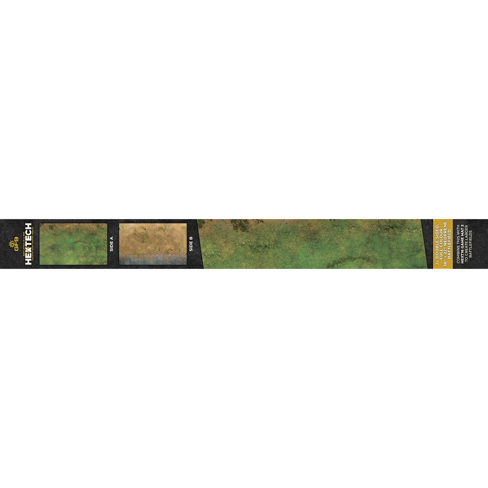Battlefield in a Box: HexTech - Game Mat 1 - Grasslands/Arid/Urban