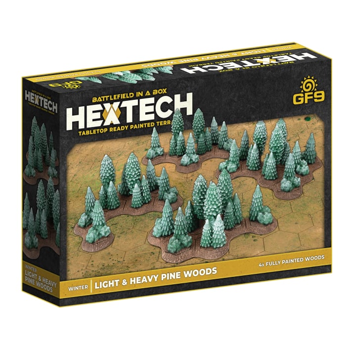 Battlefield in a Box: HexTech - Winter Light and Heavy Woods (ONLINE ORDER ONLY)