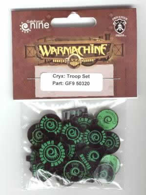 GF950320 Warnachine Warcaster Cryx Troop Token Set (ONLINE ORDER ONLY)