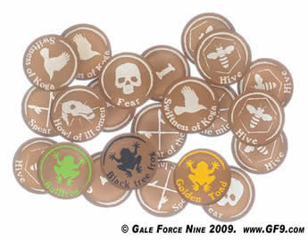 GF961010 Aurlok Nation Alkemy Token Set by Gale Force 9 (ONLINE ORDER ONLY)