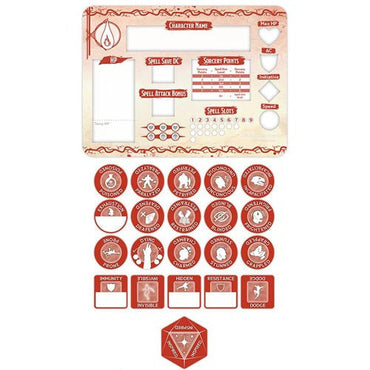 D&D: Sorcerer Token Set (ONLINE ORDER ONLY)